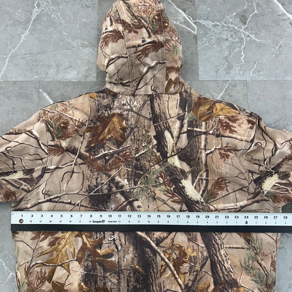 Vintage Carhartt J221 CAP Jacket Mens XL Realtree Camo Hunting Workwear Quilted - Picture 8 of 9
